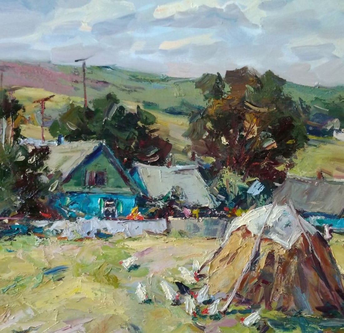 Oil painting Repin's house Alexander Nikolaevich Cherednichenko - 4