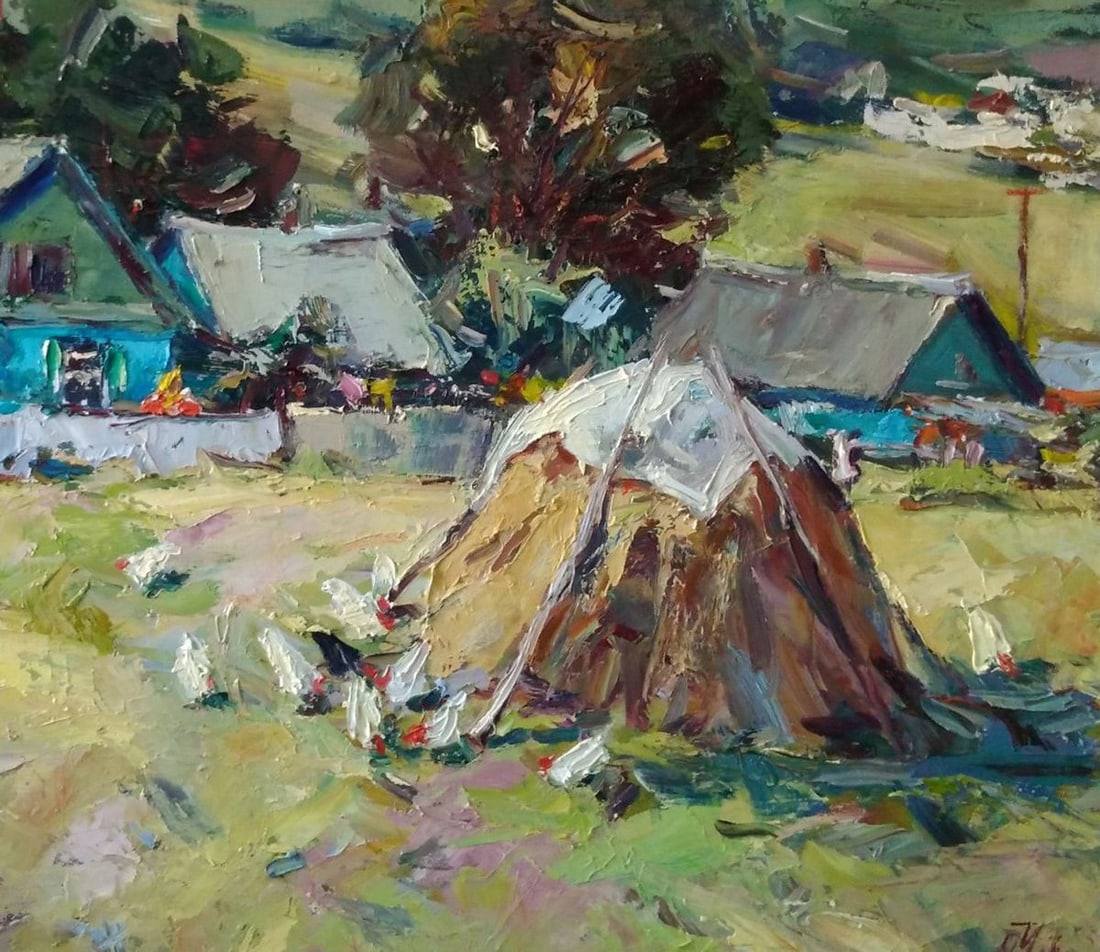 Oil painting Repin's house Alexander Nikolaevich Cherednichenko - 6