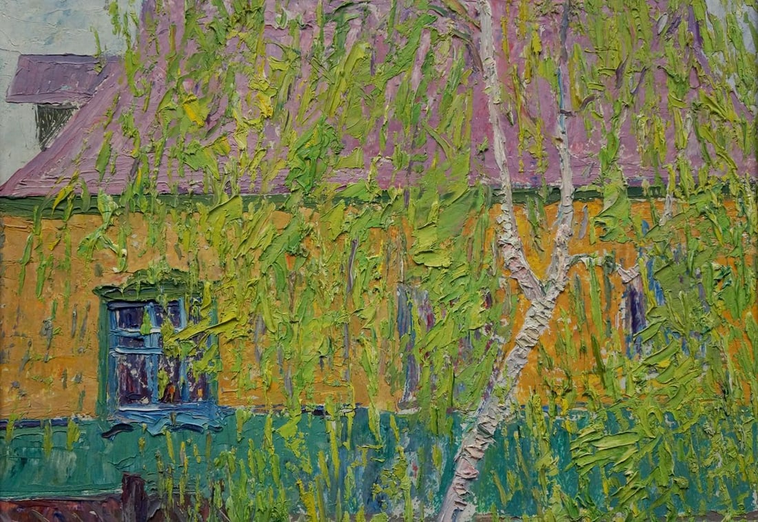 Oil painting In the spring Mandrikova Donchik Nadezhda Alekseevna - 3