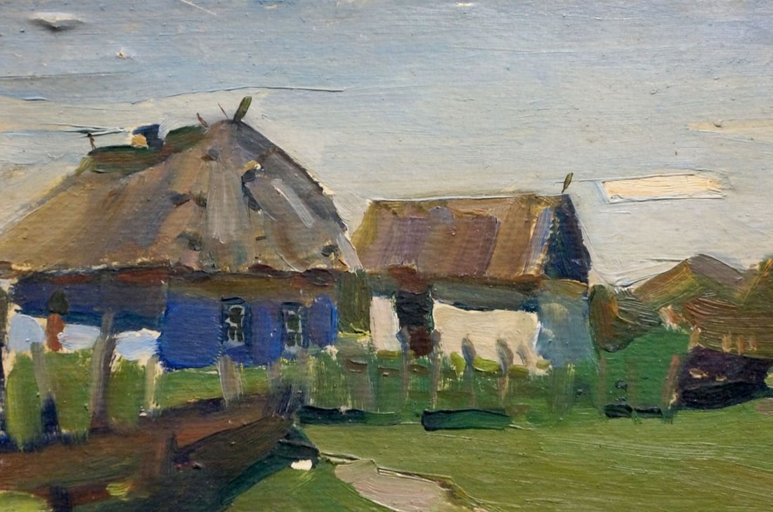 Oil painting Rural landscape Vyazovsky Lev Vsevolodovich - 3