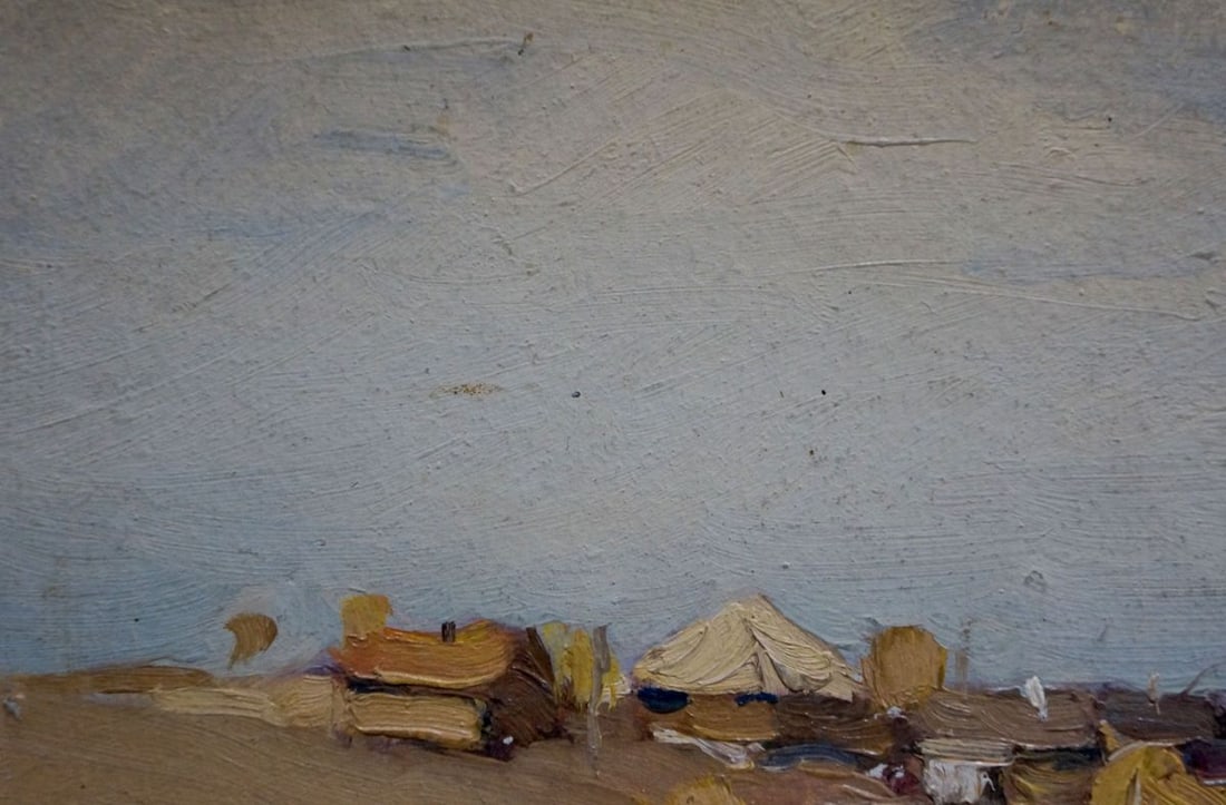 Oil painting Village N. Shumilkin - 3