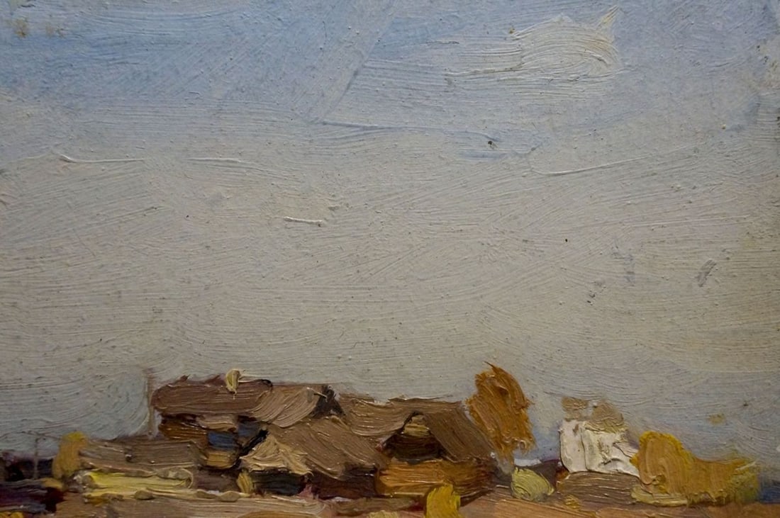 Oil painting Village N. Shumilkin - 4