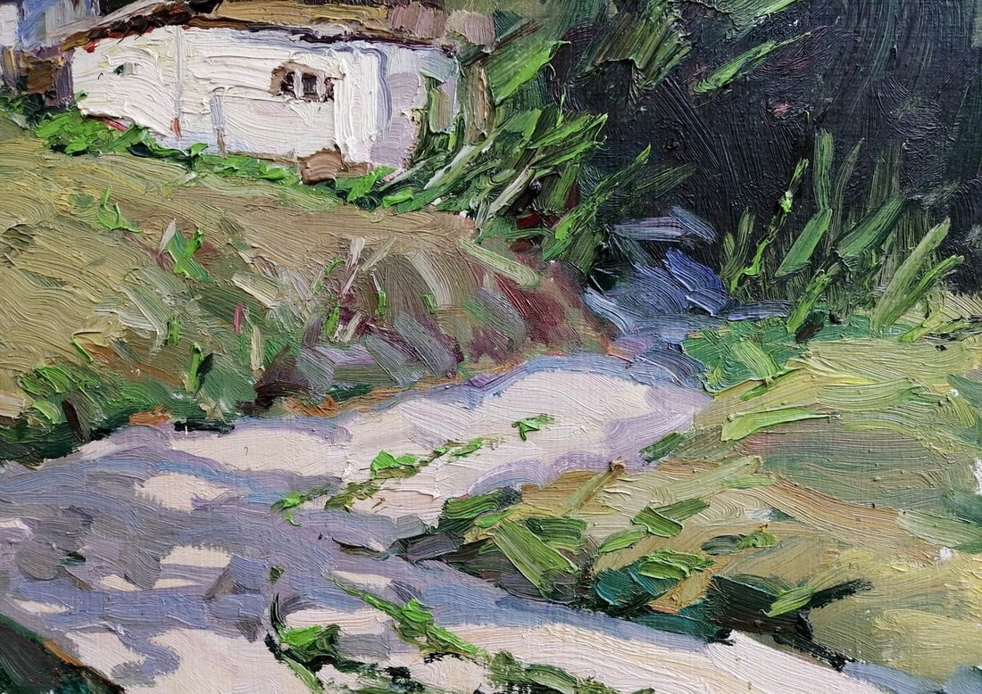 Oil painting Past the well Kalenyuk Alex - 6