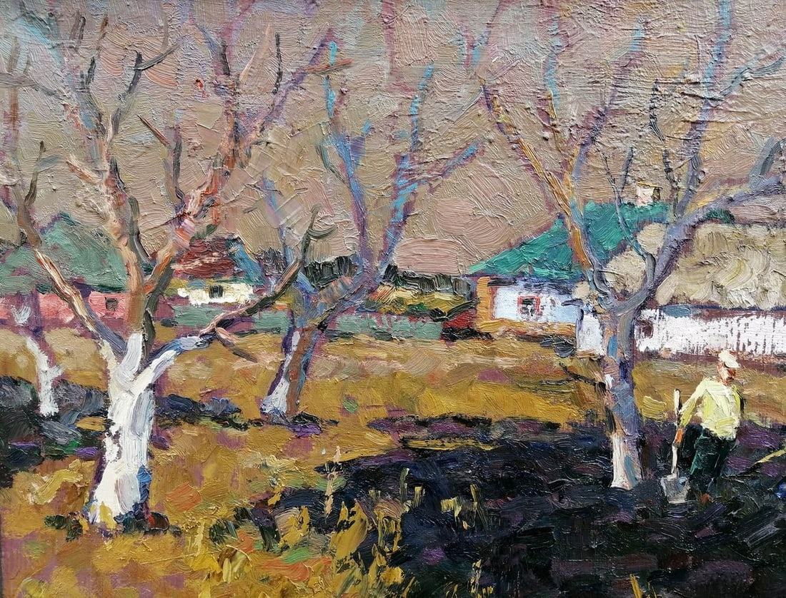 Oil painting Early spring Kalenyuk Alex - 4