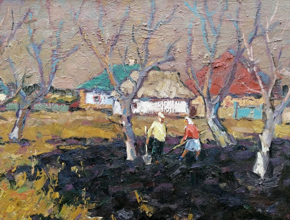Oil painting Early spring Kalenyuk Alex - 5