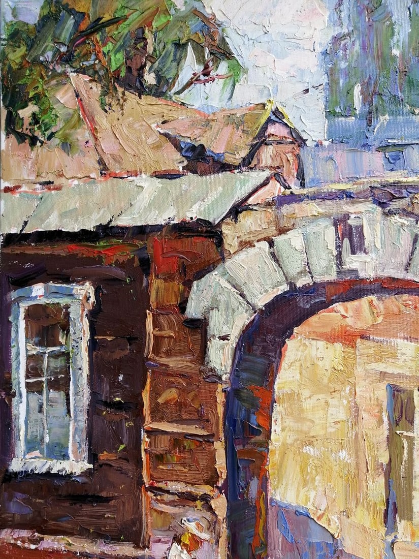 Oil painting City of Mariupol Kalenyuk Alex - 4