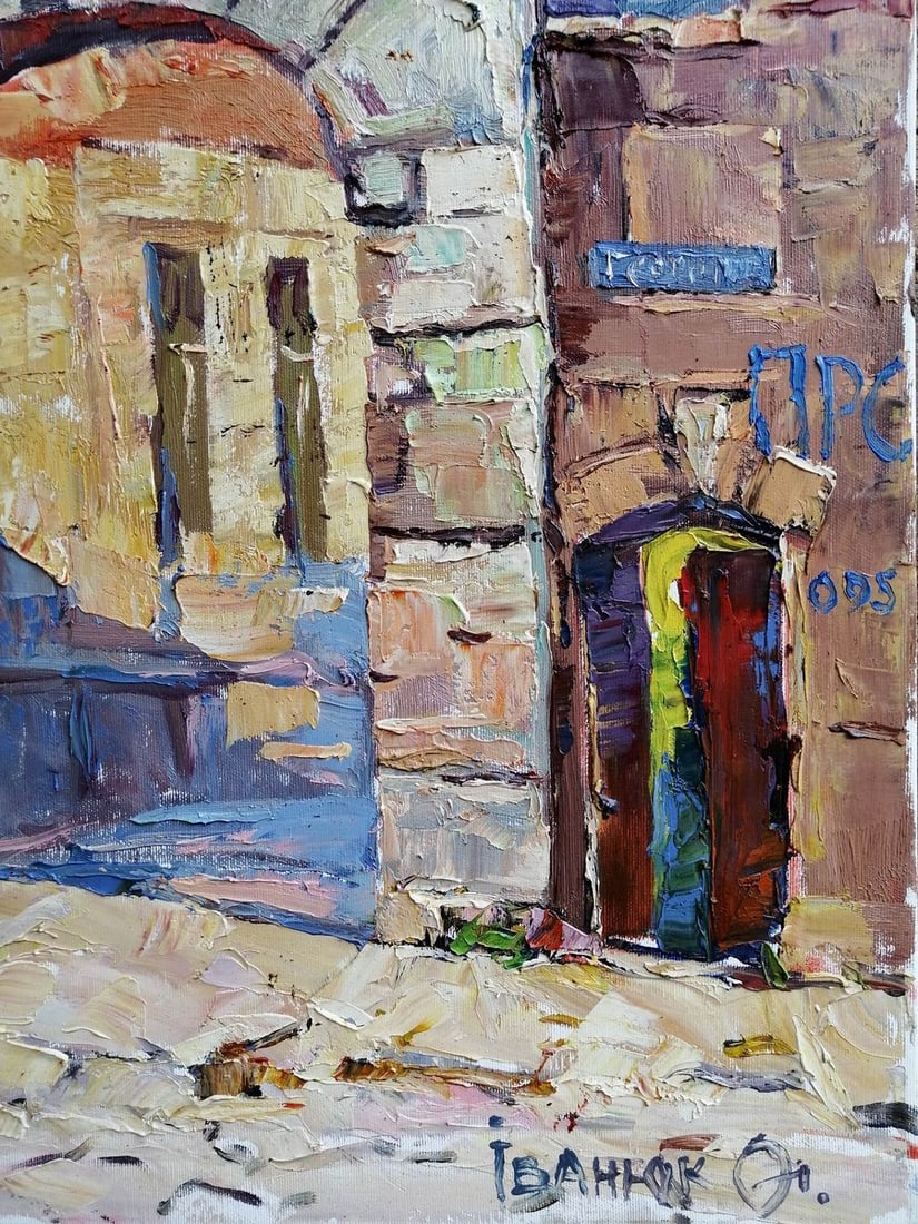 Oil painting City of Mariupol Kalenyuk Alex - 6