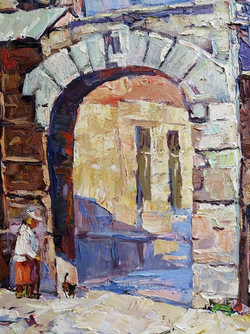 Oil painting City of Mariupol Kalenyuk Alex - 7