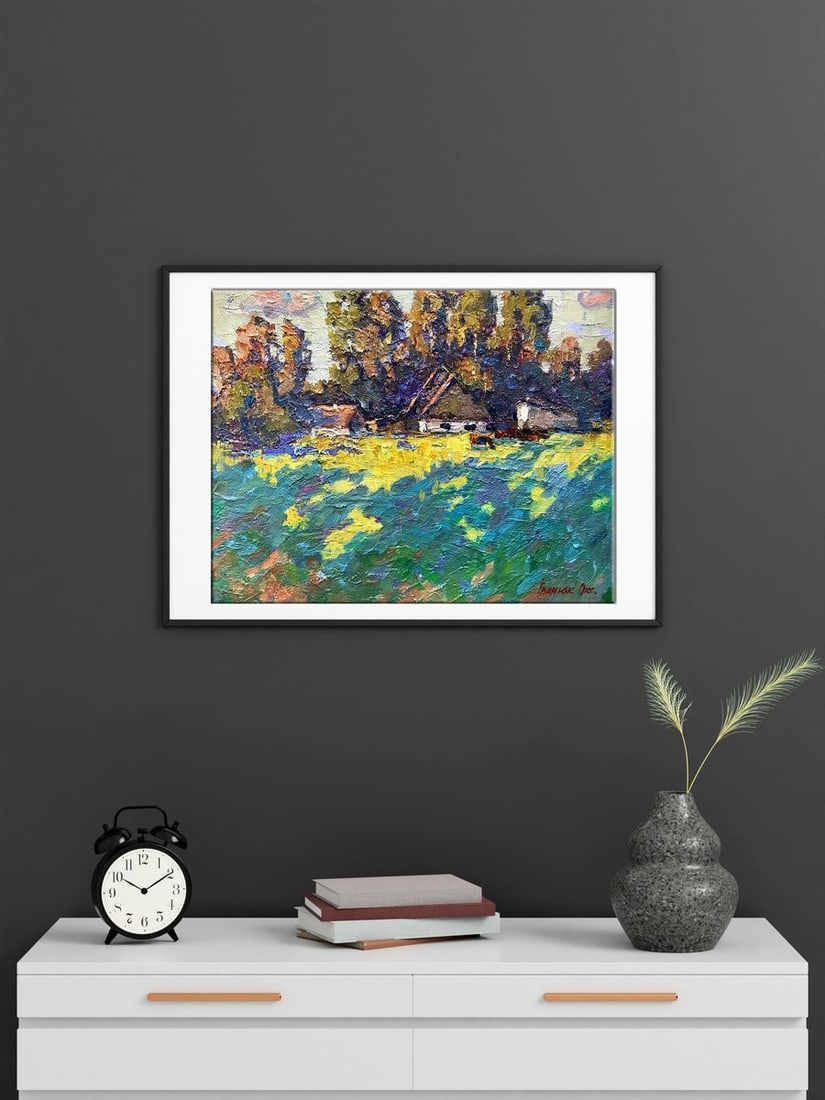 Oil painting Warm evening Kalenyuk Oksana - 2