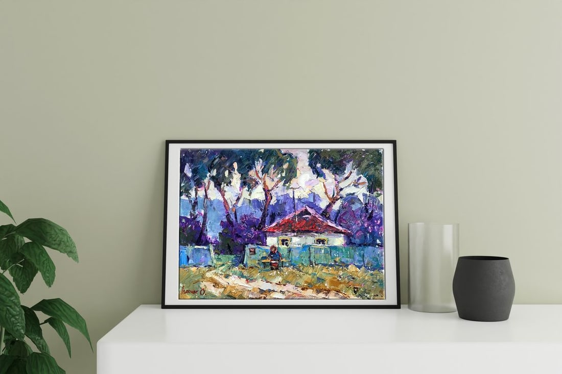 Oil painting Lilac is blooming Kalenyuk Alex - 3