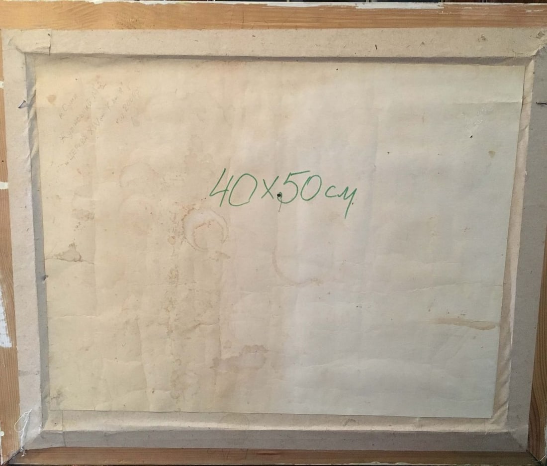 Oil painting 19th century church Zhulinsky Nikolay Vasilyevich - 7