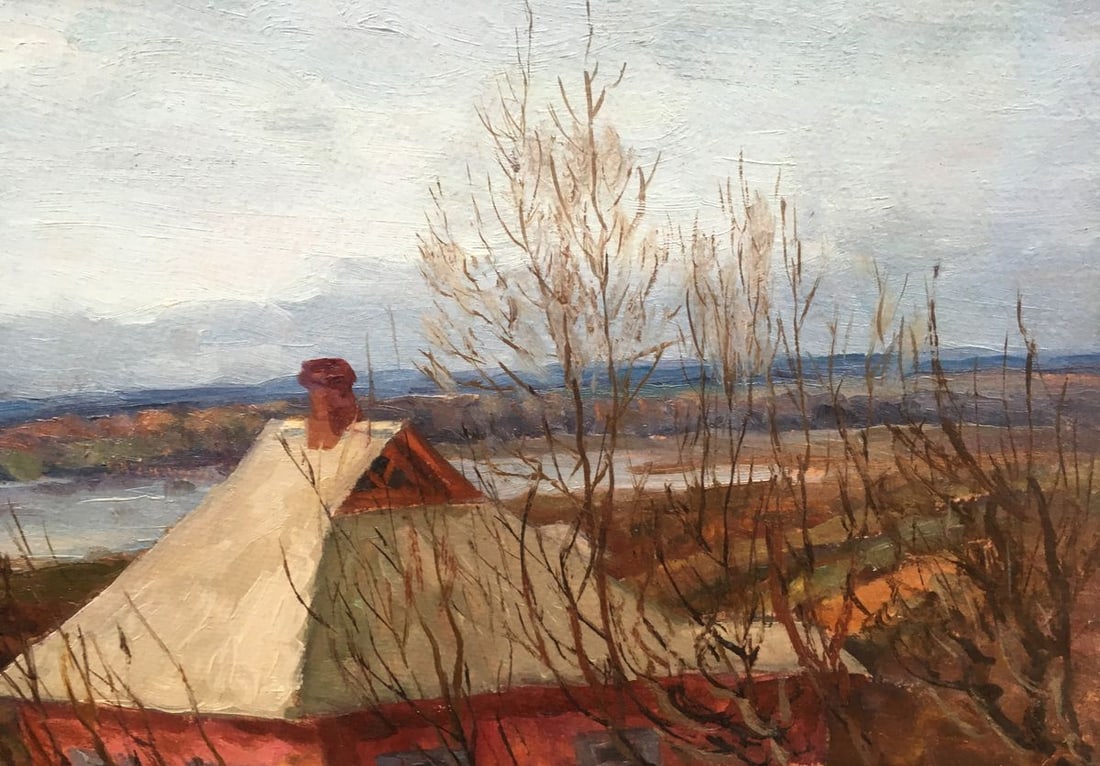 Oil painting Romance of autumn Alexander Georgievich Cherkas - 6