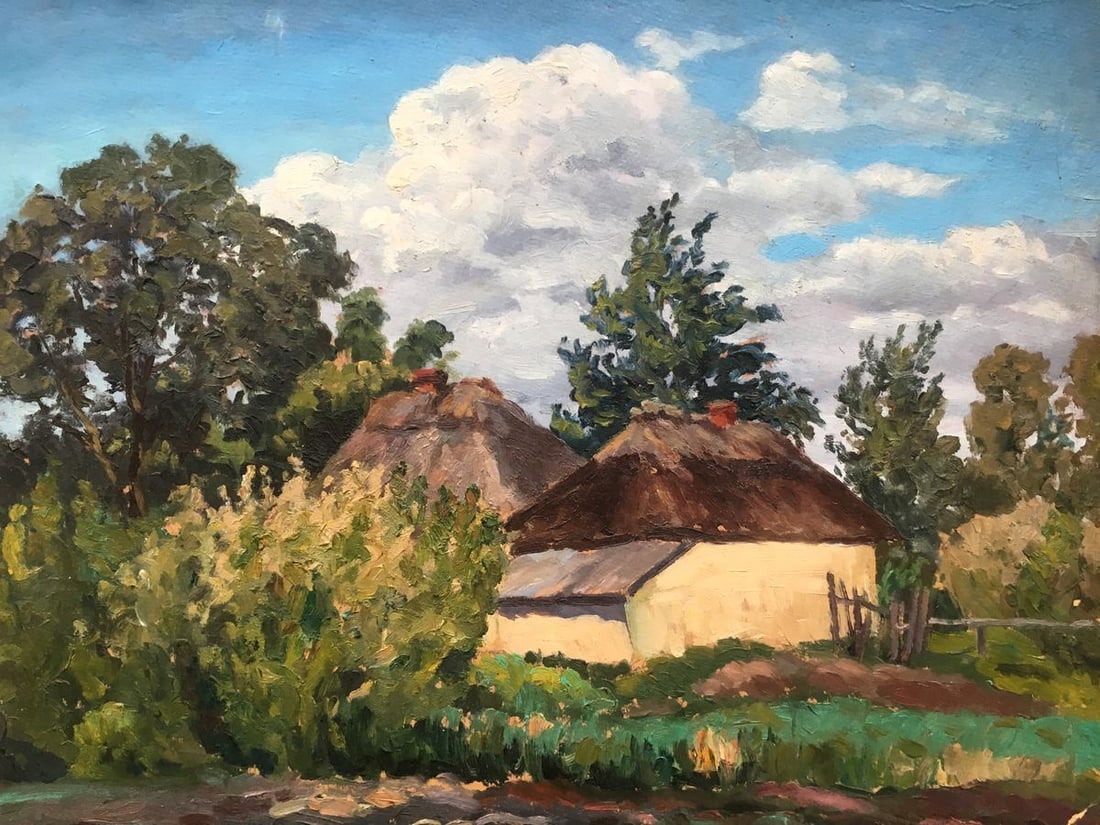 Oil painting House near the forest Alexander Georgievich Cherkas - 2