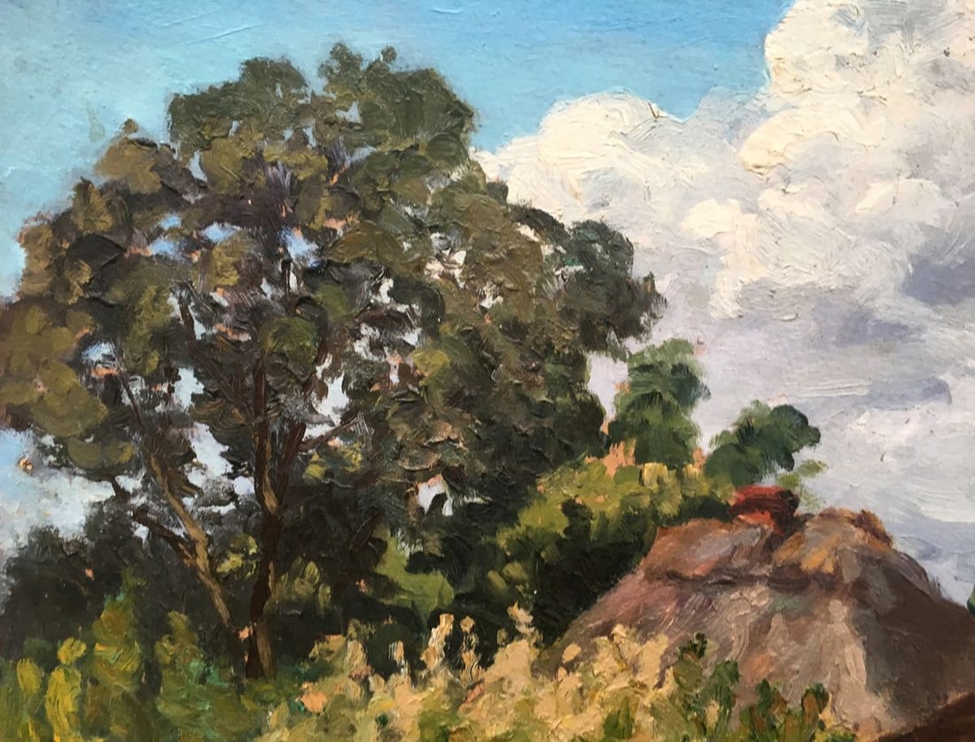 Oil painting House near the forest Alexander Georgievich Cherkas - 5