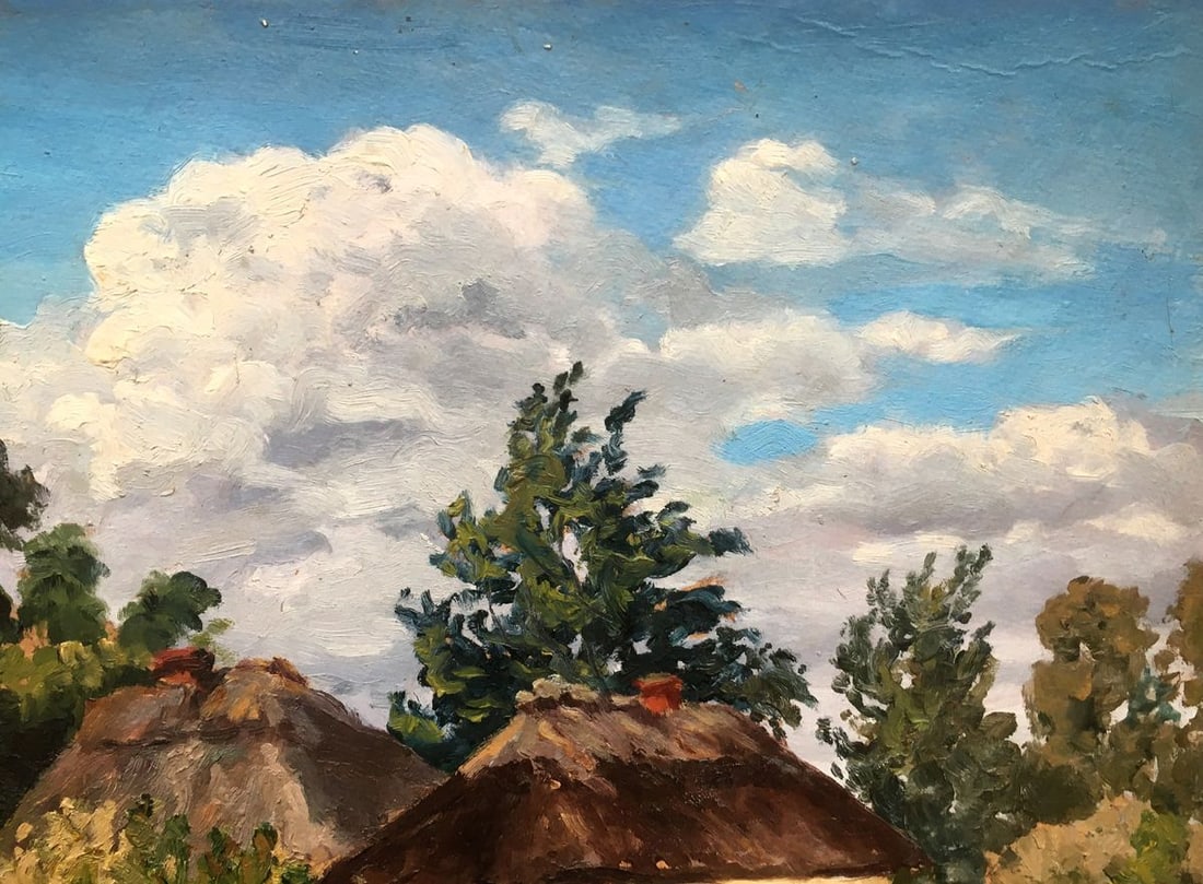 Oil painting House near the forest Alexander Georgievich Cherkas - 7