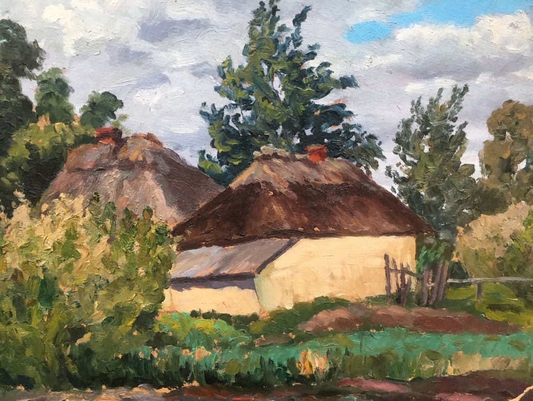 Oil painting House near the forest Alexander Georgievich Cherkas - 8