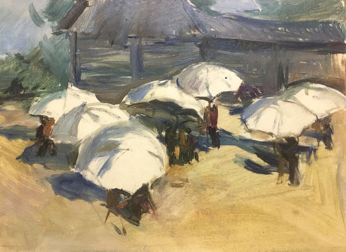 Oil painting On a rest Palazhchenko Irina - 2