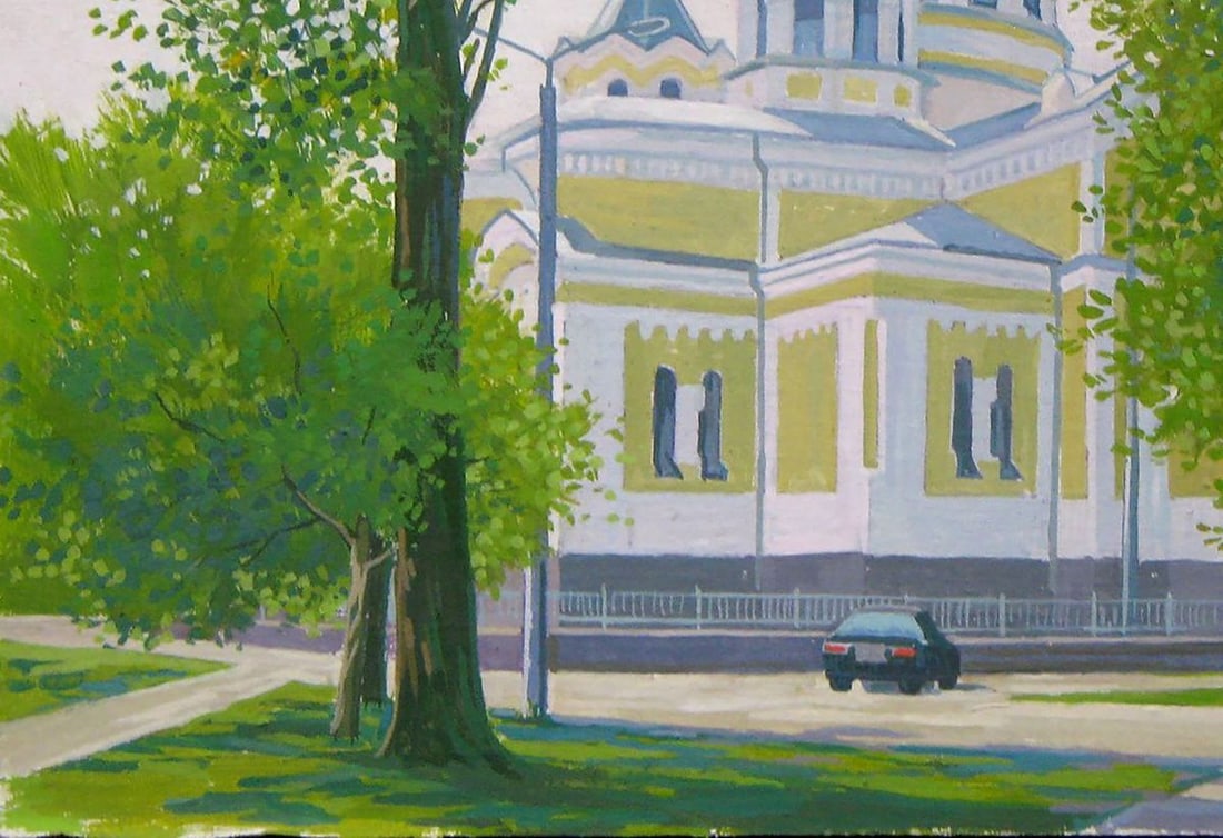 Acrylic painting May morning Kalebets Valery - 4