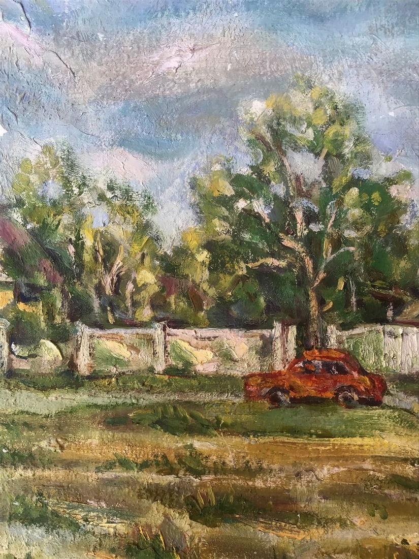 Oil painting The village of Kurgan Shapoval Ivan Leontyevich - 5