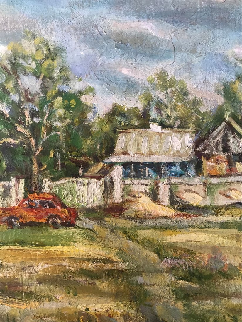 Oil painting The village of Kurgan Shapoval Ivan Leontyevich - 7