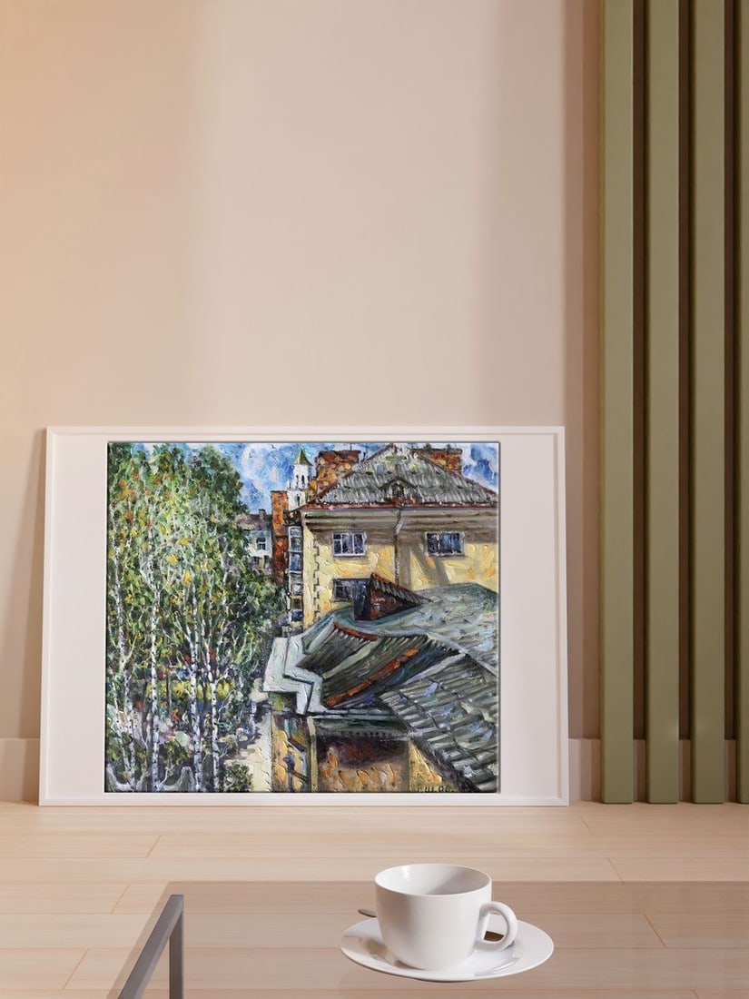 Oil painting View from the balcony Shapoval Ivan Leontyevich - 2