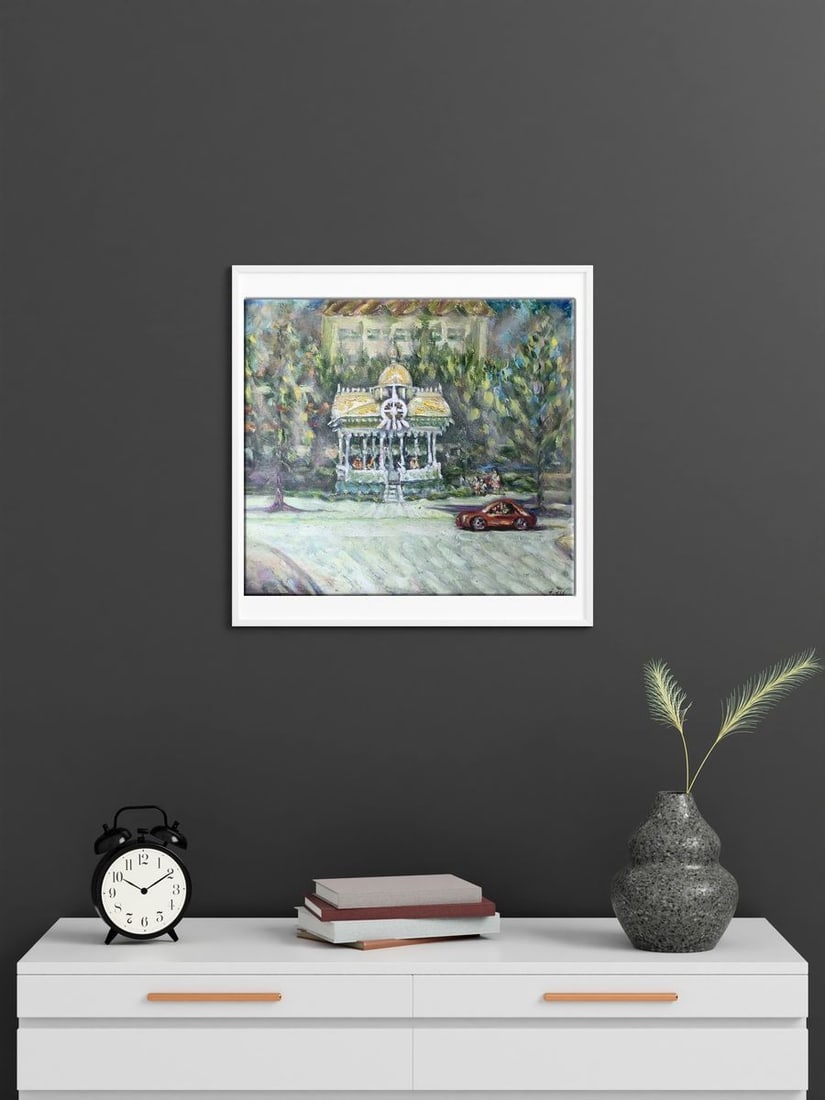 Oil painting Sumy gazebo Shapoval Ivan Leontyevich - 2