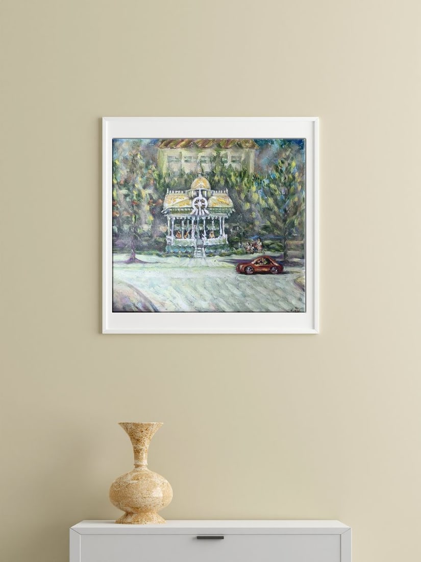 Oil painting Sumy gazebo Shapoval Ivan Leontyevich - 3