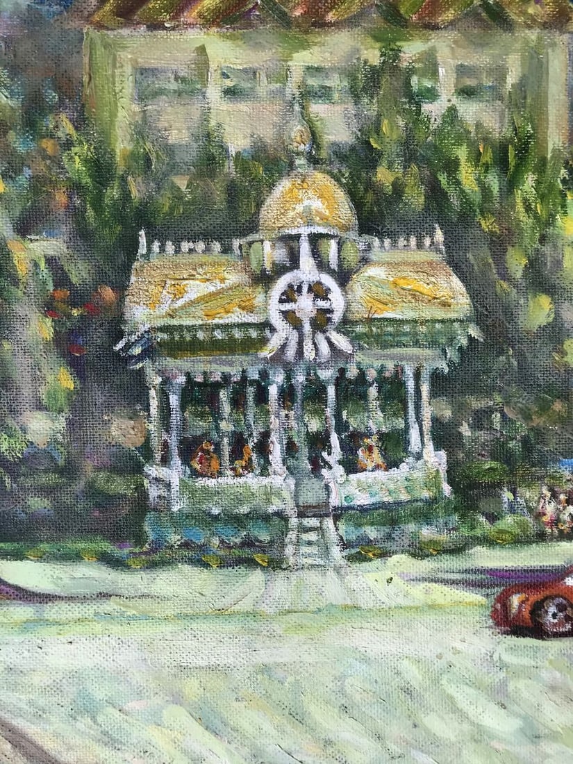 Oil painting Sumy gazebo Shapoval Ivan Leontyevich - 5