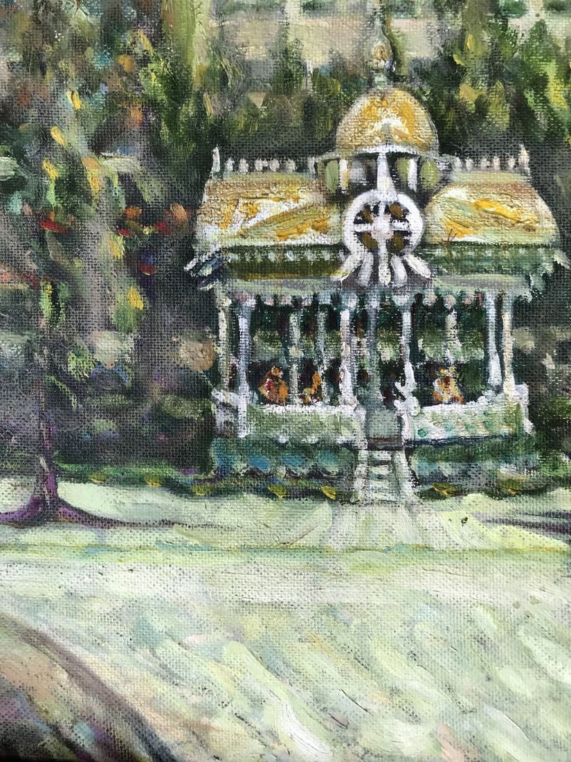 Oil painting Sumy gazebo Shapoval Ivan Leontyevich - 8