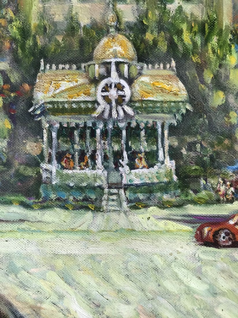 Oil painting Sumy gazebo Shapoval Ivan Leontyevich - 9