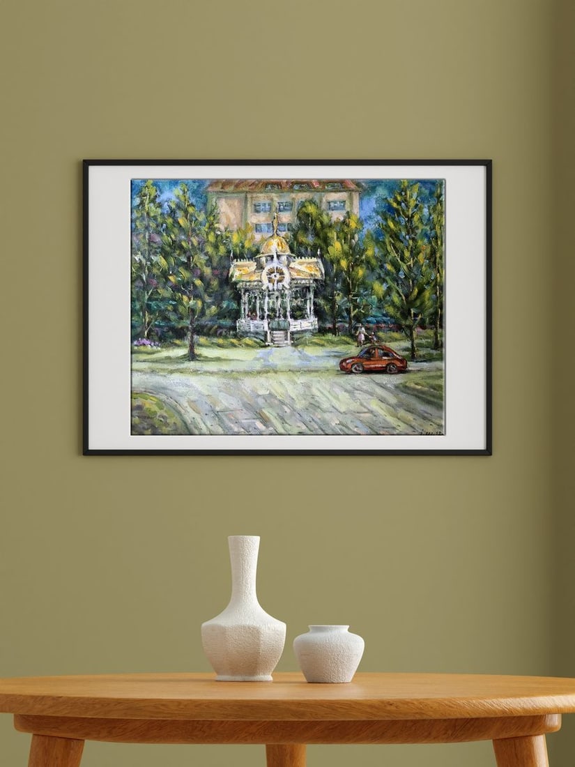 Oil painting Overlooking the museum Shapoval Ivan Leontyevich - 2