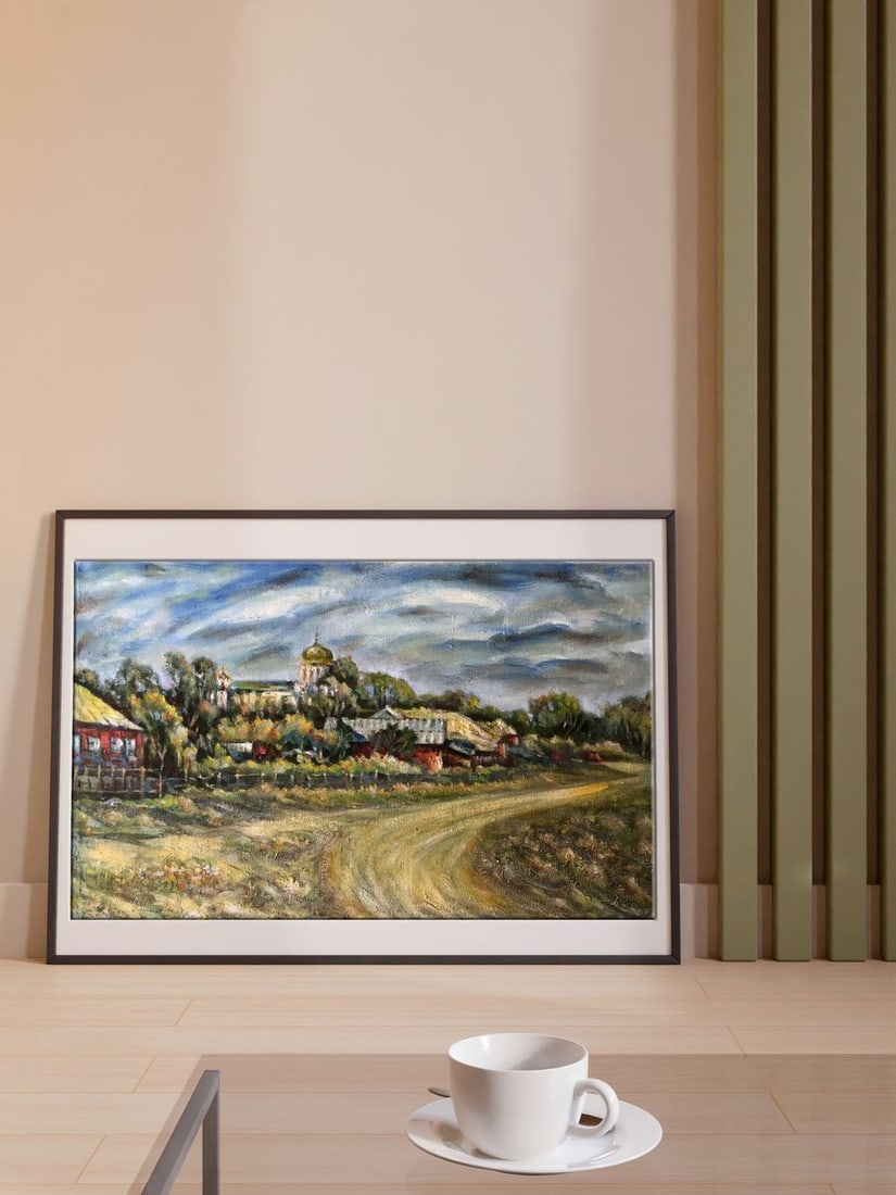 Oil painting The village of Prystaylovo Shapoval Ivan Leontyevich - 2