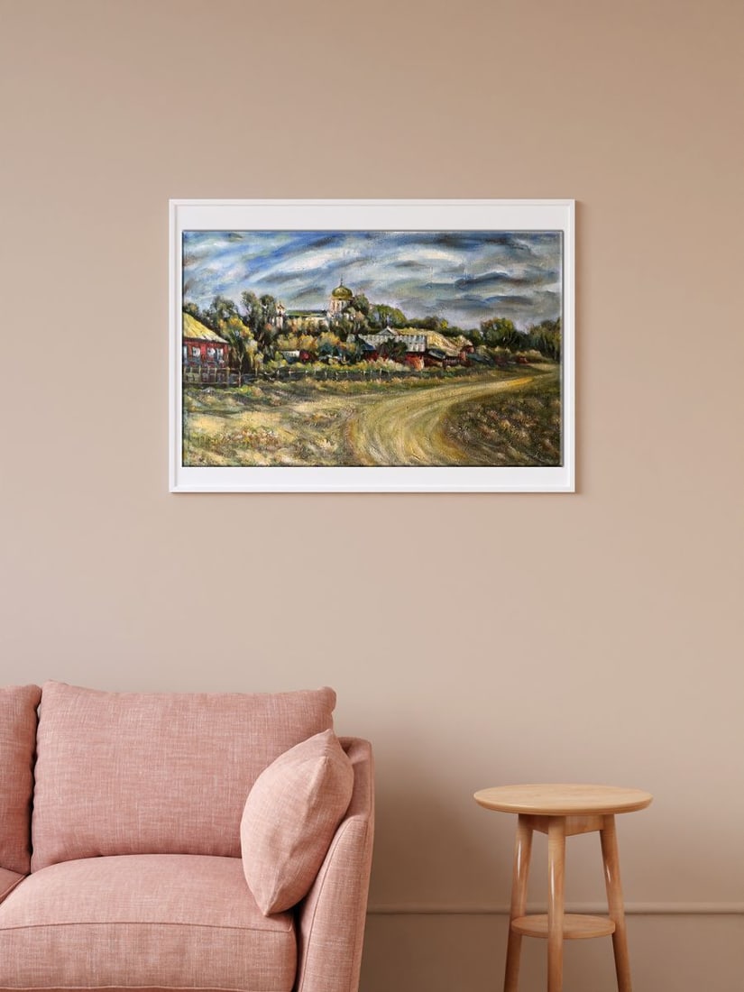 Oil painting The village of Prystaylovo Shapoval Ivan Leontyevich - 3