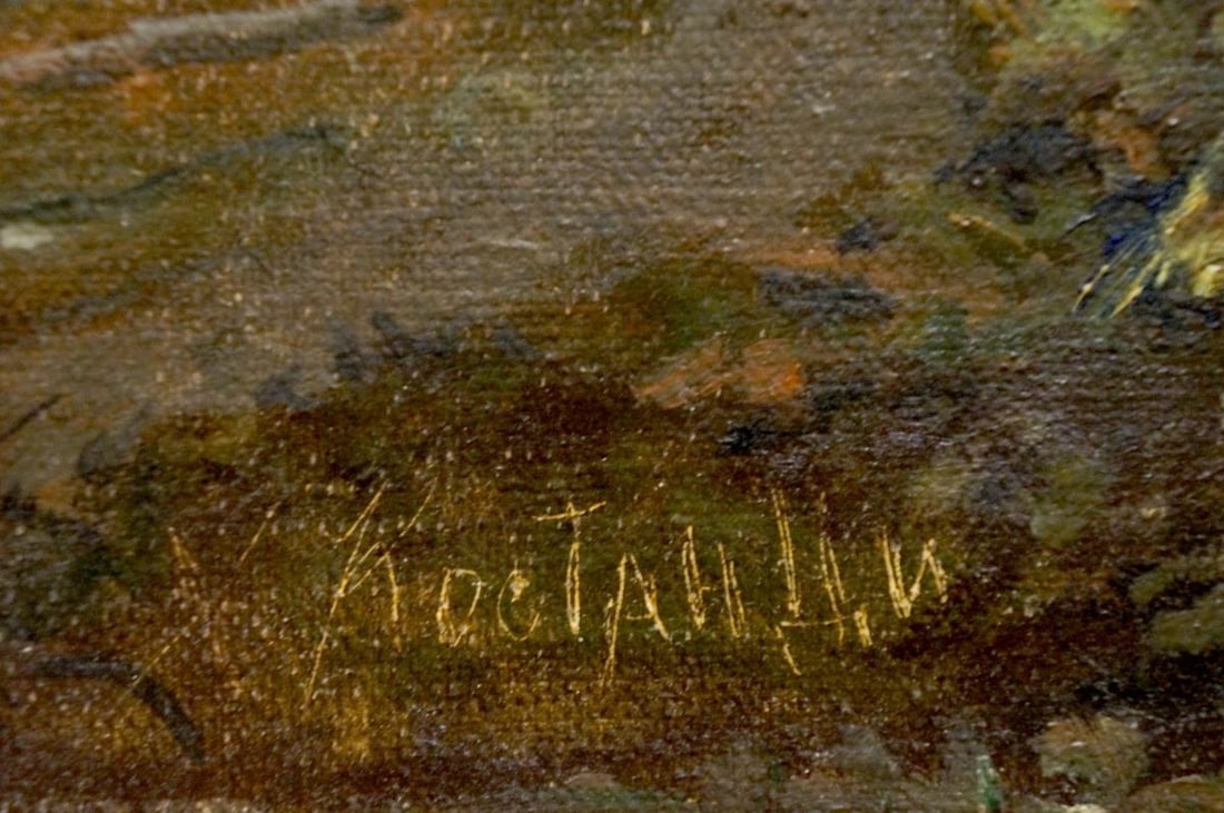 Oil painting Early morning Kostandi H.D. - 6