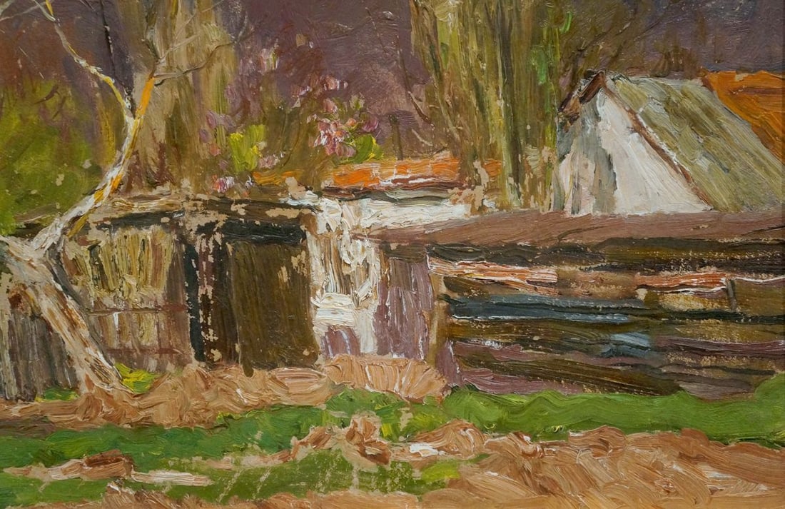 Oil painting Autumn landscape Stolyarenko Petr Kuzmich - 5