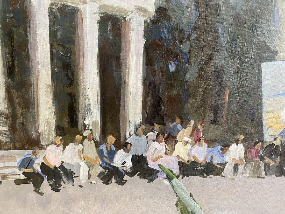 Oil painting Alushta city Unknown artist - 2