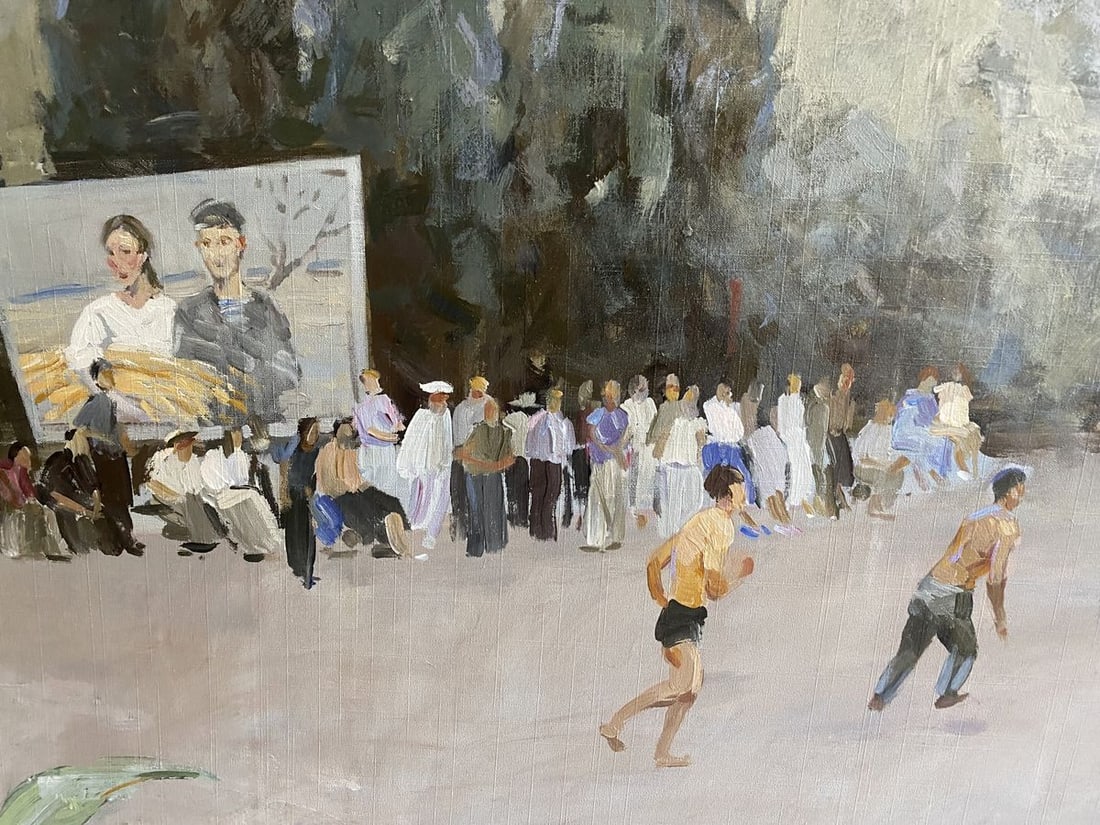 Oil painting Alushta city Unknown artist - 4