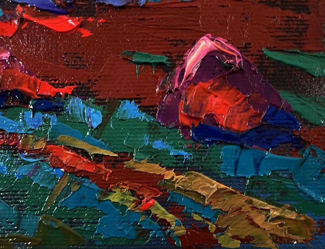 Oil painting In the evening in the fields Oleksiy Ivanyuk - 5