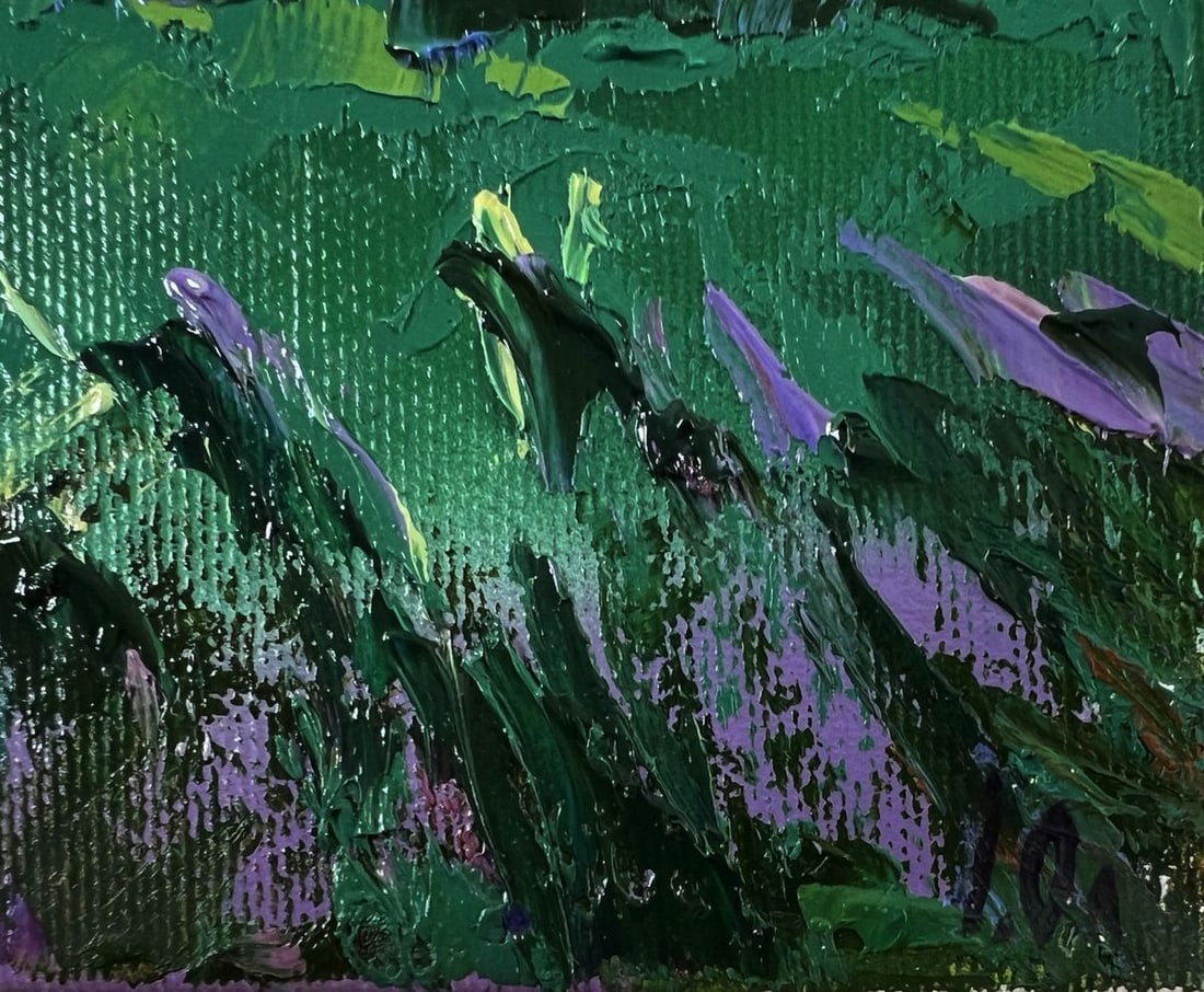 Oil painting There is a cold breeze in the field Oleksiy Ivanyuk - 5