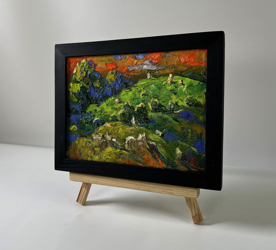 Oil painting Summer forest zone Oleksiy Ivanyuk - 2