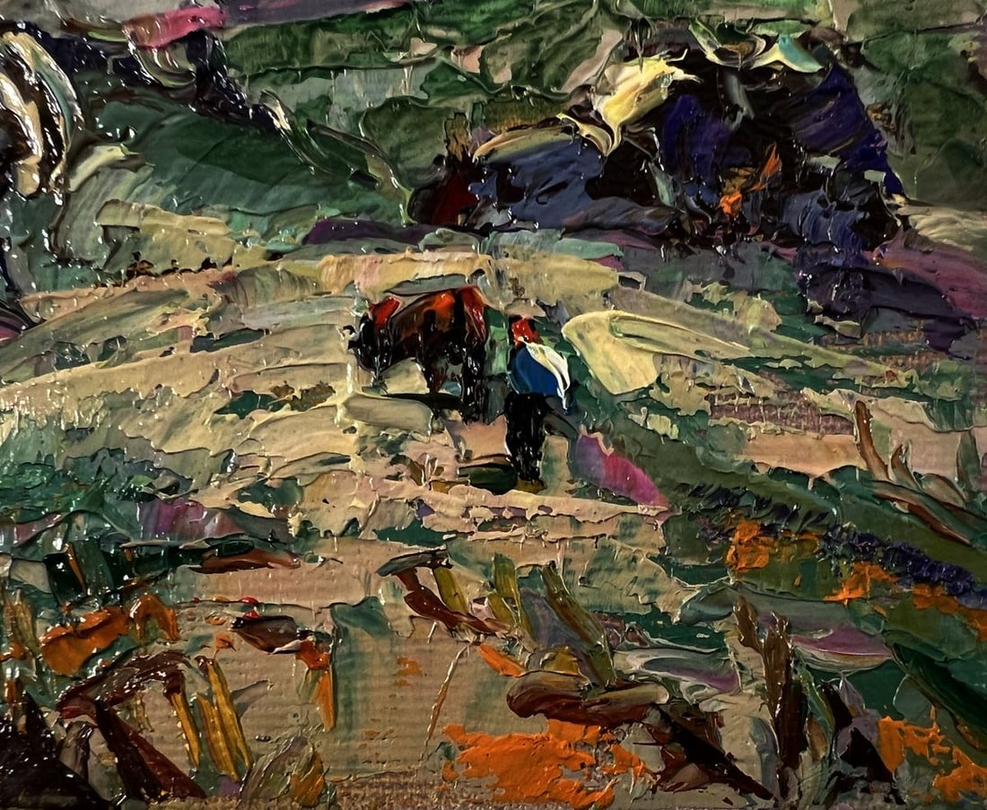 Oil painting Moonlight night Oksana Ivanyuk - 5