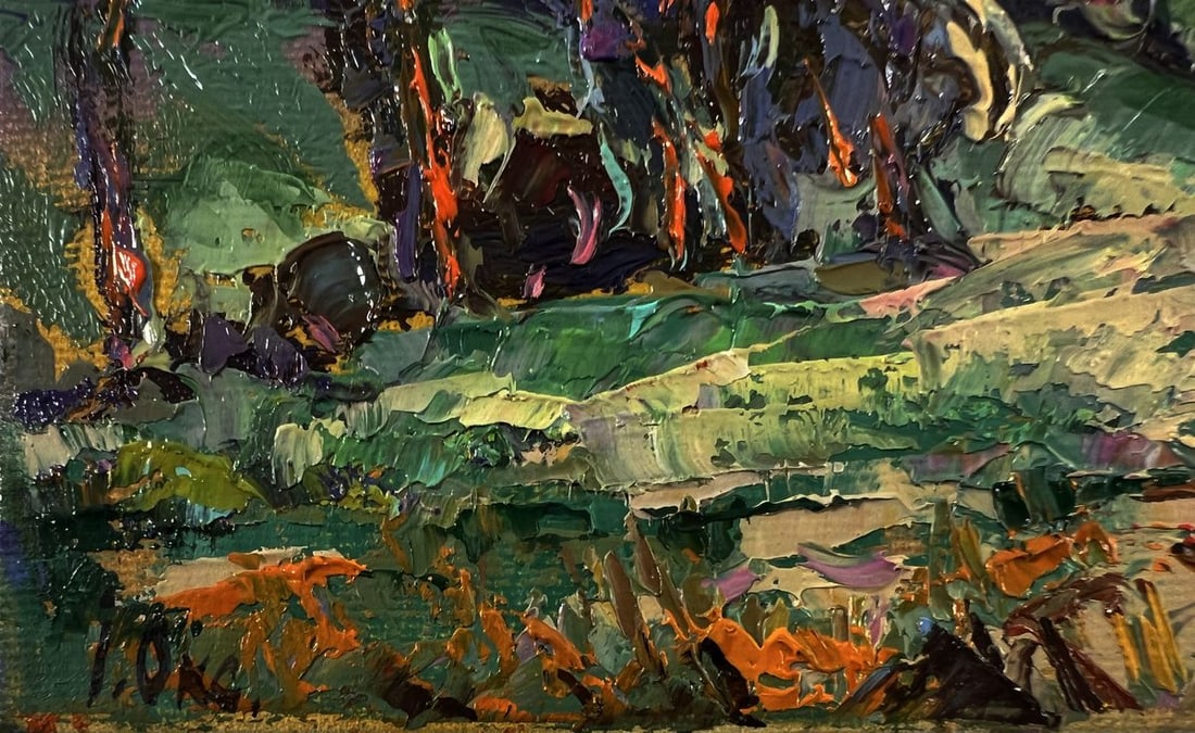 Oil painting Moonlight night Oksana Ivanyuk - 6