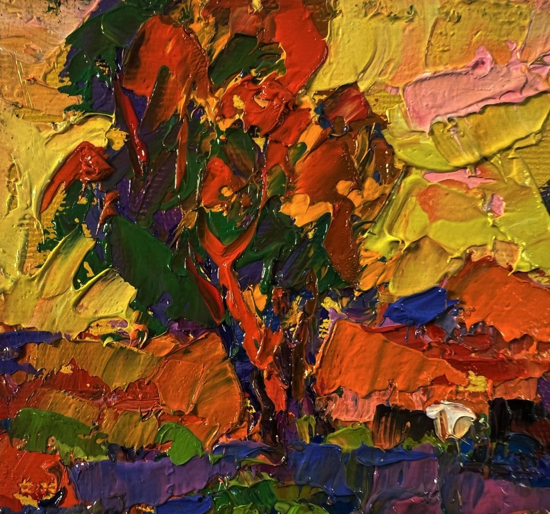 Oil painting Morning meadows Oksana Ivanyuk - 7