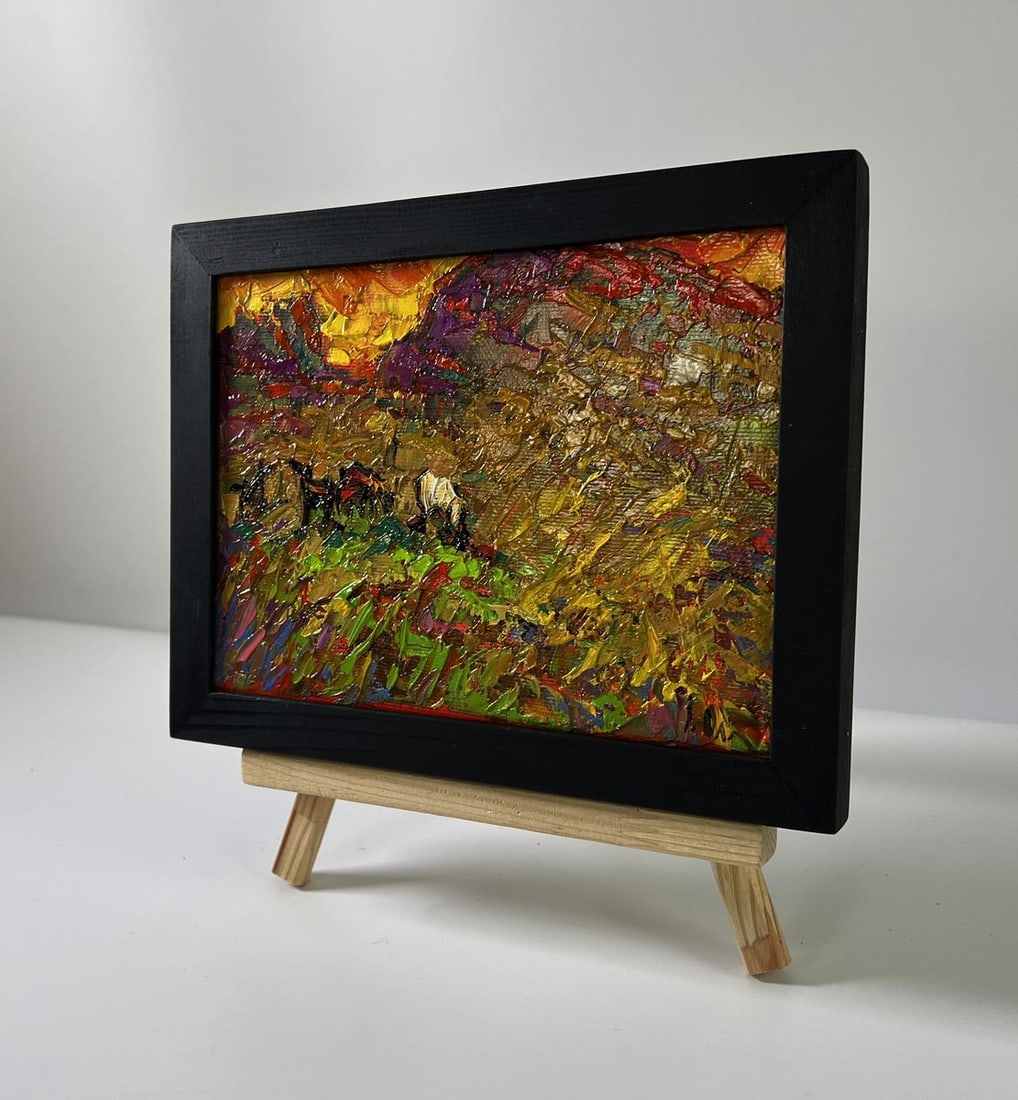 Oil painting Field with hills Oleksiy Ivanyuk - 2