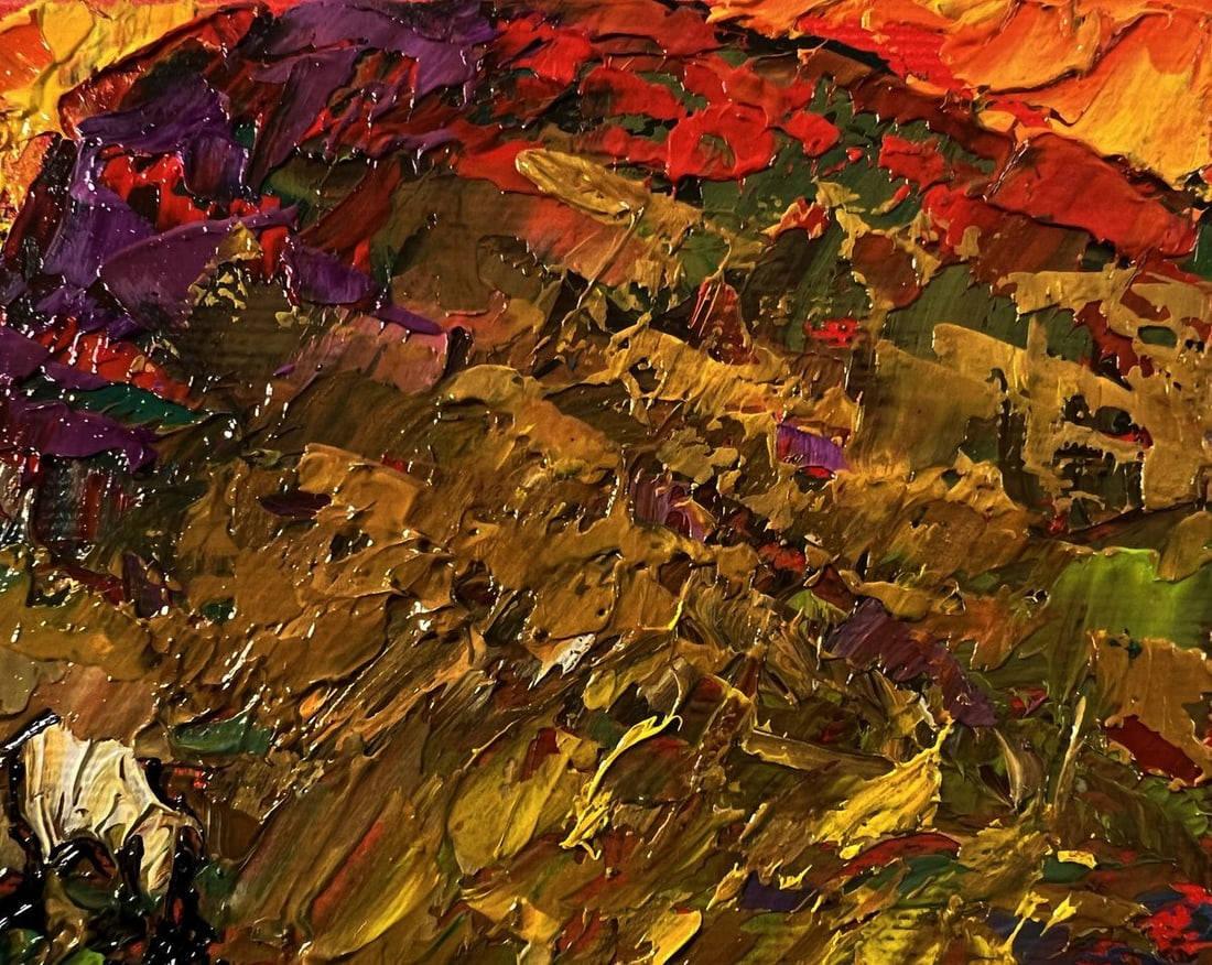 Oil painting Field with hills Oleksiy Ivanyuk - 4