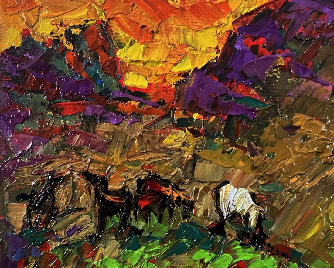 Oil painting Field with hills Oleksiy Ivanyuk - 7