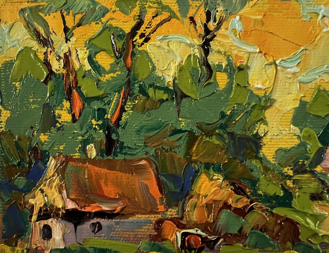 Oil painting A sunny country day Oleksiy Ivanyuk - 7