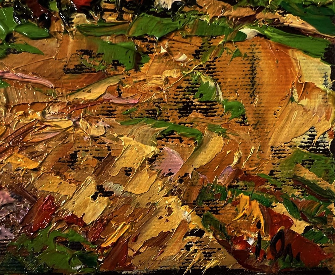 Oil painting Autumn evening fields Oleksiy Ivanyuk - 5