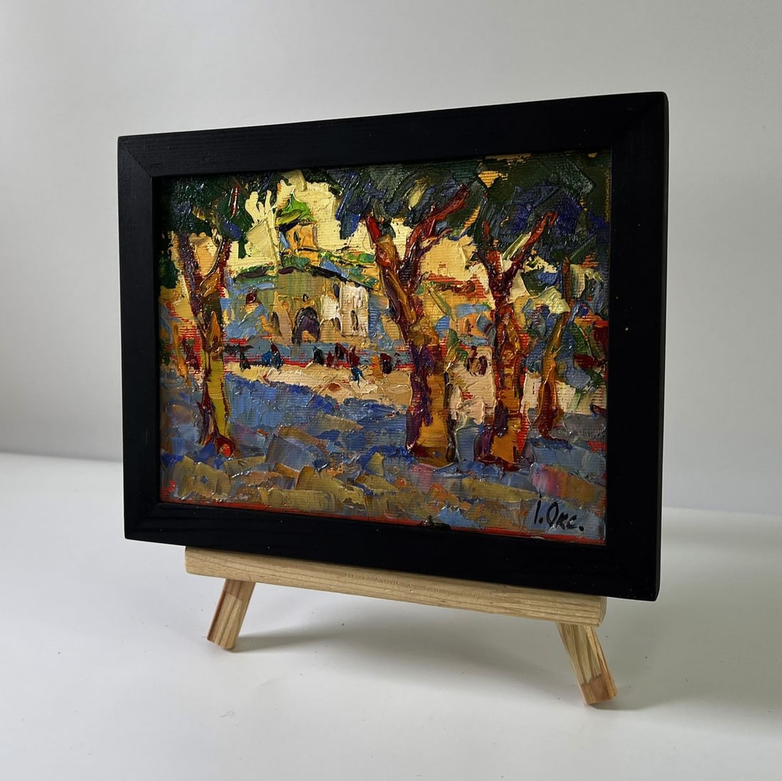 Oil painting Evening sound of the bell Oksana Ivanyuk - 2