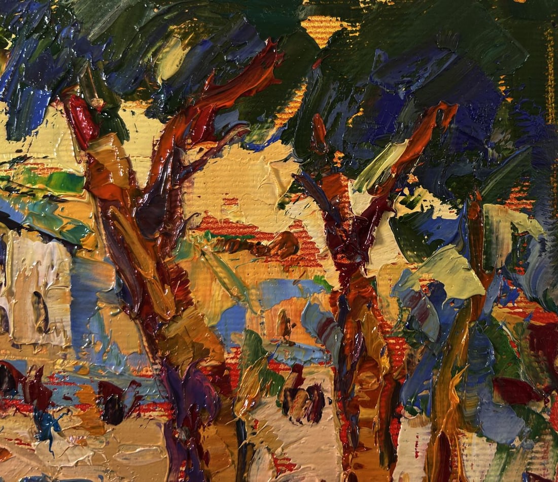 Oil painting Evening sound of the bell Oksana Ivanyuk - 4